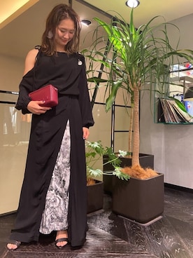 「DIESEL OSAKA」｜「アイテム（ワンピース/ドレス）」を使った、KAEさん（レディース・157cm）の夏コーディネート