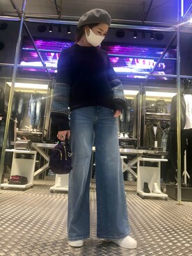 ショルダーバッグ パープル 紫色系 コーディネート Zozotown