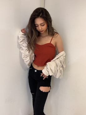 HARUKIさん（レディース・158cm）の夏コーディネート