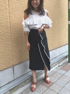 iwata mihoさん（レディース・168cm）の夏コーディネート