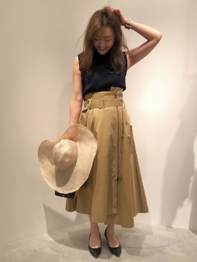 「'PalinkA（パリンカ）のアイテム」を使った、iwata mihoさん（レディース・168cm）の春コーディネート