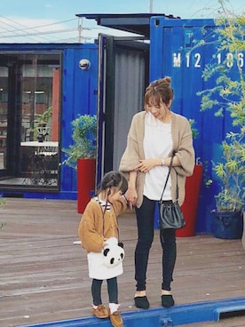 「RADCHAP（ラッドチャップ）のアイテム」を使った、miharuさん（レディース・155cm）の秋コーディネート