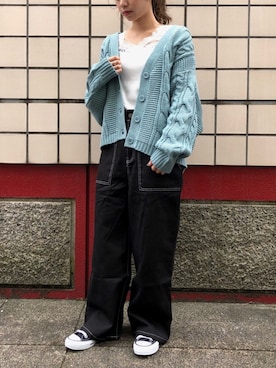 「tiptop」｜おまりさん（レディース・151cm）の秋コーディネート