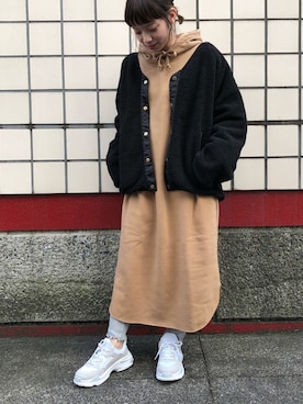 「tiptop（ティップトップ）のアイテム（ジャケット/アウター）」を使った、おまりさん（レディース・150cm）の秋コーディネート