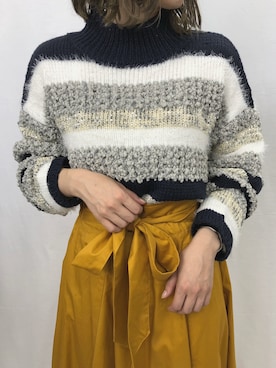 「tiptop」｜「アイテム（スカート）」を使った、おまりさん（レディース・150cm）の秋コーディネート