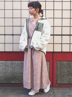 「tiptop（ティップトップ）のアイテム（ジャケット/アウター）」を使った、おまりさん（レディース・150cm）の冬コーディネート
