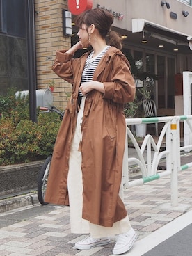 「tiptop（ティップトップ）のアイテム（その他アウター）」を使った、おまりさん（レディース・150cm）の冬コーディネート