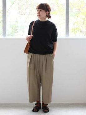 「yuni（ユニ　）のアイテム」を使った、m.nさん（レディース・158cm）の夏コーディネート