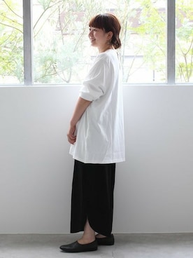 「yuni（ユニ　）のアイテム」を使った、m.nさん（レディース・158cm）の夏コーディネート