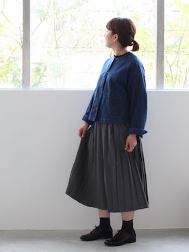 「yuni（ユニ　）のアイテム」を使った、m.nさん（レディース・158cm）の夏コーディネート