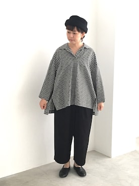 「yuni（ユニ　）のアイテム」を使った、m.nさん（レディース・158cm）の秋コーディネート