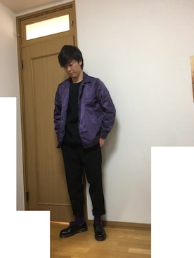 「ソックス」｜「アイテム（その他アウター）」を使った、vuf.)64vbgggfさん（メンズ・174cm）の春コーディネート