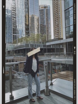 「MANU ATELIER（マニュ アトリエ）のアイテム」を使った、yooooofunnyさん（レディース・162cm）の夏コーディネート