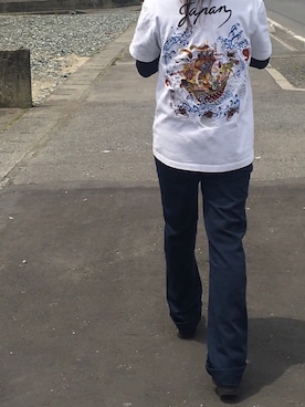 「IOLANI（イオラニ）のアイテム」を使った、でっちさん（レディース・157cm）の冬コーディネート