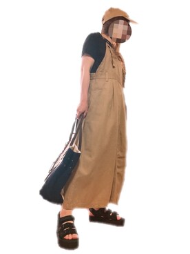 「e.r.g*（イーアールジー）のアイテム」を使った、おちよちゃんさん（レディース・147cm）の夏コーディネート