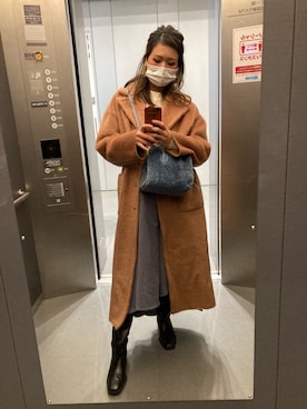 miki☺︎さん（レディース・163cm）の冬コーディネート