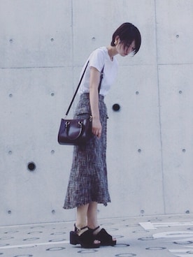 「GIVENCHY（ジバンシイ）のアイテム」を使った、hirrroko14さん（レディース・164cm）の夏コーディネート
