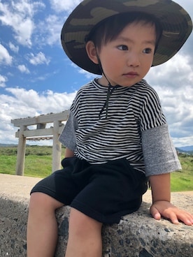 rin10**さん（キッズ・100cm）の夏コーディネート