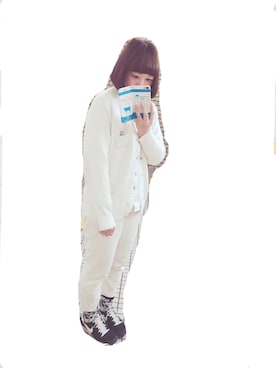 「keisuke kanda（ケイスケカンダ）のアイテム（トップス）」を使った、きむちさん（レディース・158cm）の春コーディネート