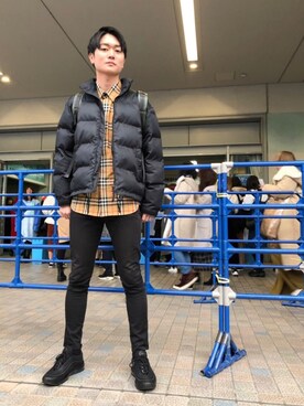 Yu-sukaさん(メンズ・175cm)の冬コーディネート