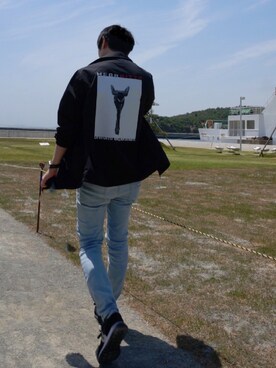 「uniform experiment」｜「アイテム（ブルゾン）」を使った、Yu-sukaさん（メンズ・175cm）の春コーディネート
