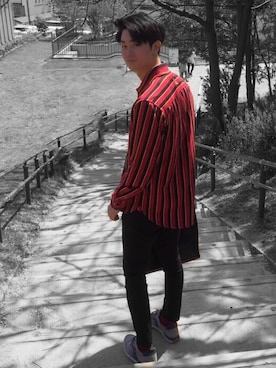 「JACK SPADE(ジャックスペード)のアイテム」を使った、Yu-sukaさん(メンズ・175cm)の春コーディネート