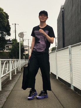 「MSGM（エムエスジーエム）のアイテム（バッグ）」を使った、Yu-sukaさん（メンズ・175cm）の夏コーディネート