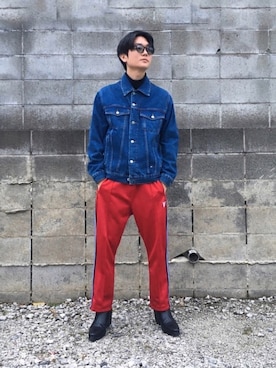 「endevice（エンデヴァイス）のアイテム（シューズ）」を使った、Yu-sukaさん（メンズ・175cm）の春コーディネート