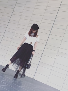 「RINASCIMENTO（リナシメント）のアイテム」を使った、ritononさん（レディース・156cm）の秋コーディネート