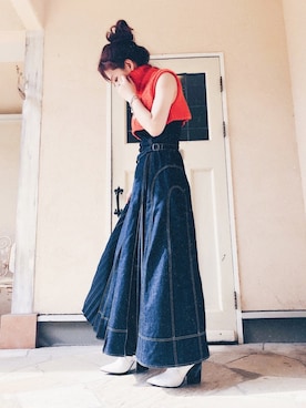 「RESTIR（リステア）のアイテム」を使った、ritononさん（レディース・156cm）の秋コーディネート