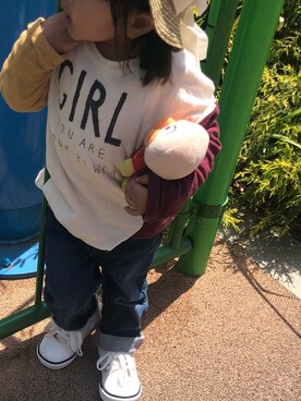 りっちゃんさん（キッズ・80cm）の春コーディネート