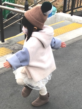 りっちゃんさん(キッズ・90cm)の冬コーディネート