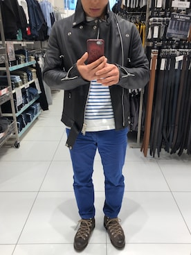 「roberto cavalli（ロベルトカバリ）のアイテム」を使った、RIZEさん（メンズ・165cm）の春コーディネート