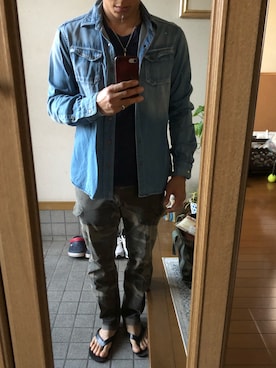 「Maxi（マキシ）のアイテム」を使った、RIZEさん（メンズ・165cm）の秋コーディネート