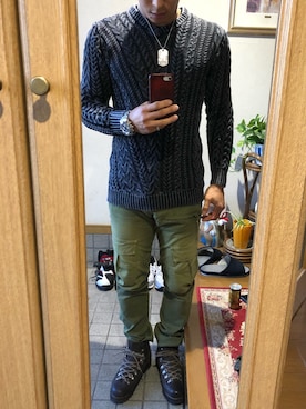 「ヌバック」｜RIZEさん（メンズ・165cm）の秋コーディネート
