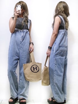 「Teva（テバ）のTeva / プラットフォーム ユニバーサル（サンダル）」を使った、yukaさん（レディース・160cm）の夏コーディネート