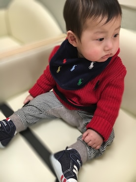 「BNT（ビーエヌティー　　）のアイテム」を使った、✩Rui✩さん（キッズ・70cm）の冬コーディネート