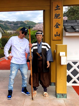 「家族旅行」｜☆Y's ☆さん（メンズ・175cm）の春コーディネート