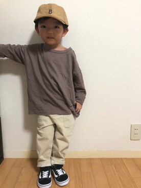 「オシャレパッソ」｜ゆーせいさん（キッズ・100cm）の秋コーディネート