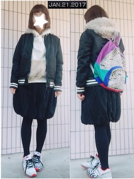 まっきぃ〜さん(レディース・157cm)の冬コーディネート