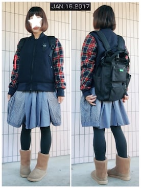 まっきぃ〜さん(レディース・157cm)の冬コーディネート
