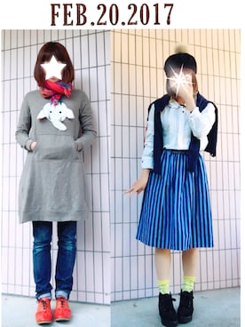 まっきぃ〜さん(レディース・157cm)の冬コーディネート