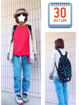 まっきぃ〜さん（レディース・157cm）の春コーディネート