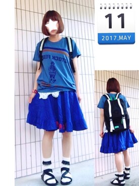 まっきぃ〜さん（レディース・157cm）の春コーディネート