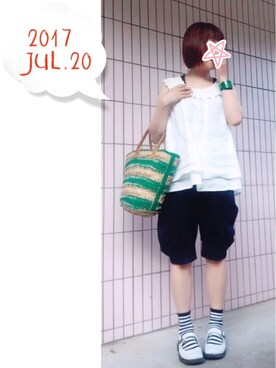 まっきぃ〜さん（レディース・157cm）の夏コーディネート