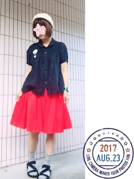 まっきぃ〜さん（レディース・157cm）の夏コーディネート