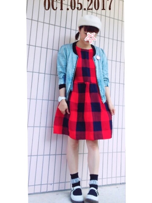 まっきぃ Pou Dou Douのワンピースを使ったコーディネート Wear