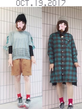 まっきぃ〜さん（レディース・157cm）の秋コーディネート