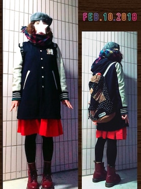 まっきぃ〜さん(レディース・157cm)の冬コーディネート