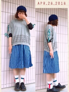 まっきぃ〜さん（レディース・157cm）の春コーディネート